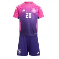 Camisa de time de futebol Alemanha Benjamin Henrichs #20 Replicas 2º Equipamento Infantil Europeu 2024 Manga Curta (+ Calças curtas)